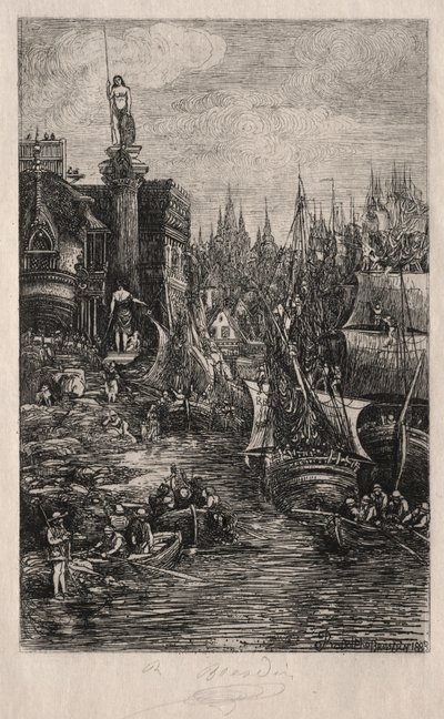 我的梦想，1883年。 作者 罗道夫·布雷斯丁