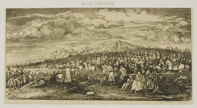 罗马军队》，选自《幻想曲评论》（Revue Fantaisiste 作者 罗道夫·布雷斯丁