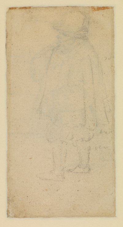 从背面看男子（背面） 作者 Roelandt Jacobsz 和Bruegel Pieter the Elder Savery