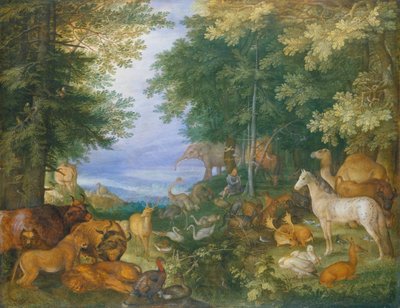 奥菲斯用音乐魅惑动物 作者 罗兰特·雅各布斯（Roelandt Jacobsz）。储蓄