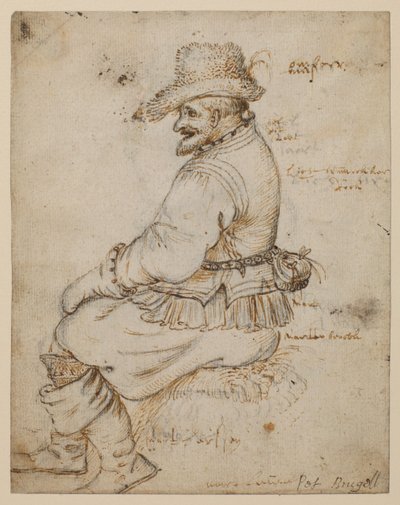 坐着的汉堡（直肠） 作者 罗兰特·雅各布斯（Roelandt Jacobsz）。储蓄