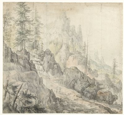 有瀑布的山景
有瀑布的山景 作者 罗兰特·萨维里