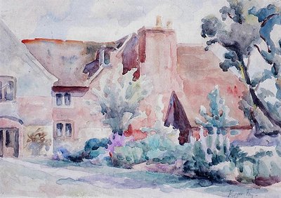 寒冰，约1917年（纸上水彩画） 作者 罗杰·艾略特·弗莱