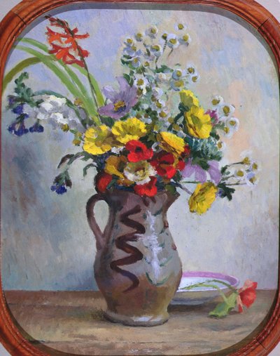 夏日之花》，约1922年（板上油画） 作者 罗杰·艾略特·弗莱