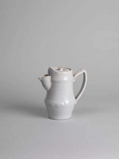 白色锡釉咖啡壶，1914-15年 作者 罗杰·艾略特·弗莱