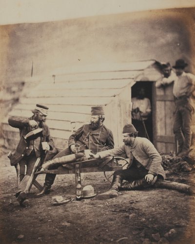 1855年与克里米亚战争相关的52张照片专辑中的难民营 作者 罗杰芬顿