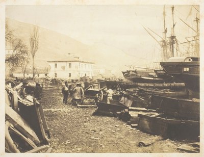 巴拉克拉瓦军械码头登陆处 作者 Roger Fenton