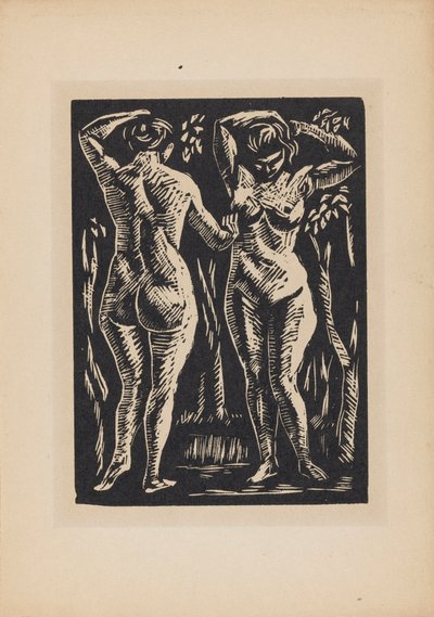 两幅裸体画 作者 Roger Fry
