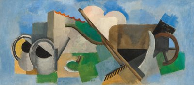 浇水壶的标志：花园》，1913年。 作者 罗杰·德·拉弗雷斯奈