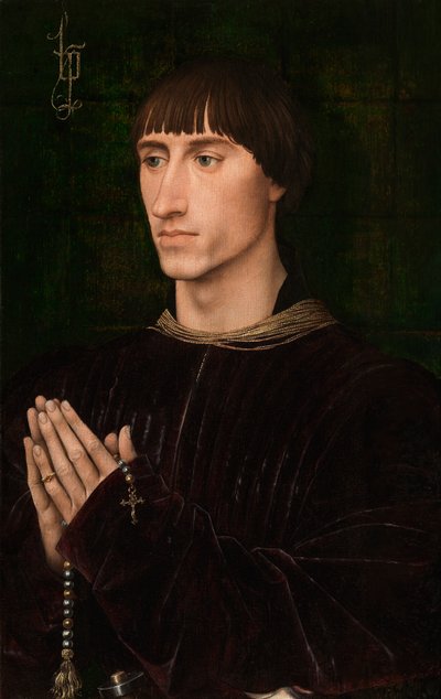 Philippe de Croÿ 肖像（面板油画）（与 471141 成对） 作者 罗吉尔·范·德·韦登