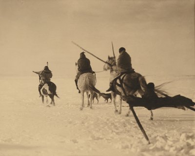 暴风雪，c.1910（照片） 作者 罗兰·W·里德