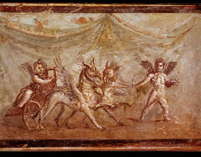 丘比特与河马的游戏（壁画 作者 Roman
