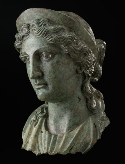 1世纪女神的幌子（铜合金和银） 作者 Roman