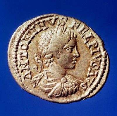 罗马艺术：带有罗马皇帝 Elagabal（Heliogabale 或 Marcus Aurelius Antoninus）（公元 204-222 年）巴黎，B.N. 作者 小说