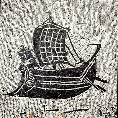 Sabratha ship returning to the port of Ostia (mosaic 作者 小说