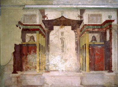 面具室的南墙，奥古斯都议院，帕拉蒂尼山，罗马 作者 Roman