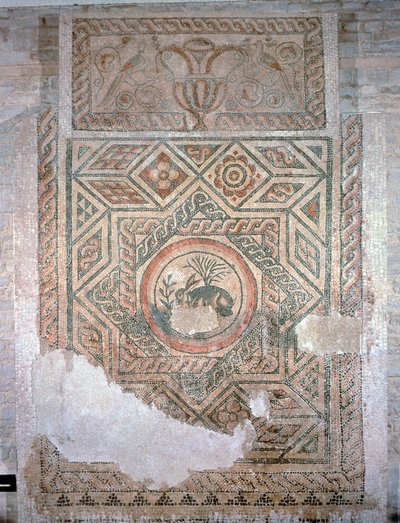 野兔马赛克，350 AD（马赛克） 作者 小说