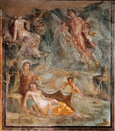 Zephyrus 和女神 Chloris 的婚礼（壁画，公元 45-79 年） 作者 小说
