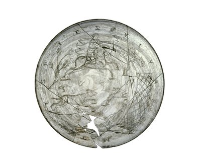 Wint Hill Bowl，刻有狩猎场景，可能来自莱茵兰，罗马，4世纪（玻璃） 作者 Roman
