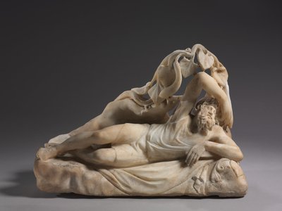 葫芦藤下乔纳（Jonah），280-290（大理石） 作者 罗马帝国时期