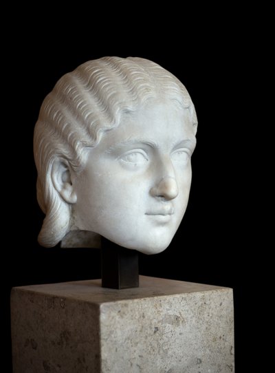 艺术 罗马 女皇 Barbia Orbiana 的头像（3 世纪），大理石 作者 罗马罗马