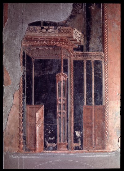 casa dei cervi 的 triclinium 壁画，公元前 5 世纪至公元 1 世纪 作者 罗马罗马