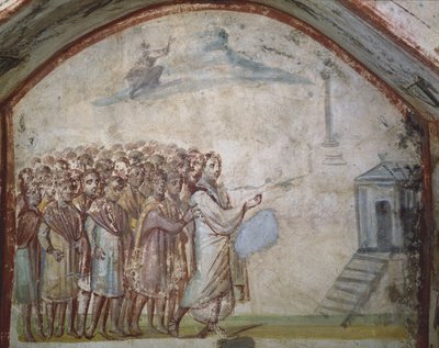 拉撒路的升起，通过拉丁的地下墓穴，罗马 作者 Roman Roman