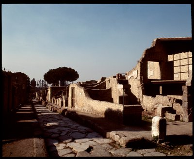 Decumanus Maximus 的景色，公元前 5 世纪至公元 1 世纪 作者 罗马罗马
