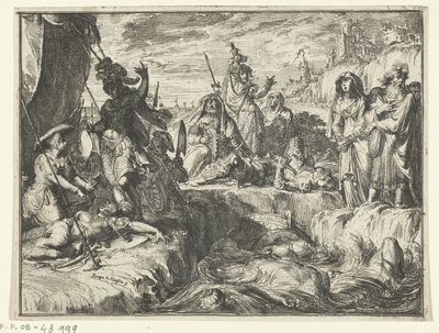 法老的士兵被红海吞没 作者 Romeyn de Hooghe