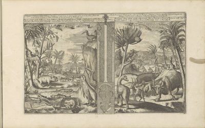 西印度群岛动物
West Indische Beesten / 西印度群岛的动物（题名见实物）
Les Indes Orientales et Occidentales et autres lieux（系列名称） 作者 彼得·范德阿 (I)