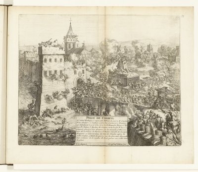 Inname van Corbeil，1590 年
Prise de Corbeil（物品上的标题）
法兰德斯战争（系列标题） 作者 唐璜德莱德斯玛