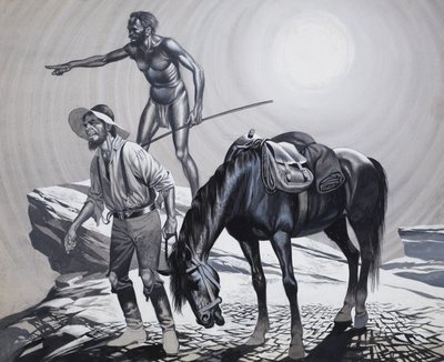爱德华-艾尔（1815-1901）（水粉画，纸本） 作者 罗恩·恩布尔顿