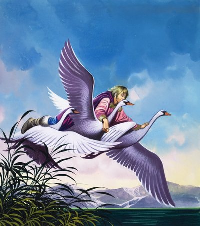 神奇的苹果》（纸上水粉画） 作者 罗恩·恩布尔顿