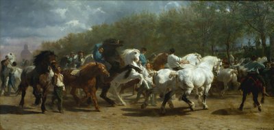 马展，1852-55年。 作者 Rosa Bonheur