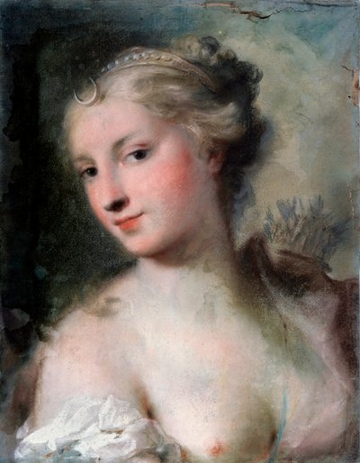 戴安娜，1746年后。 作者 Rosalba Giovanna Carriera