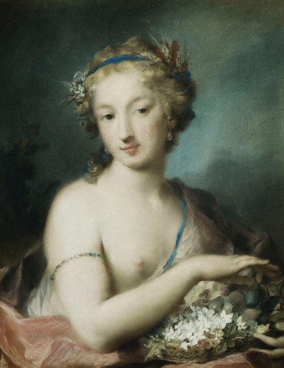 植物区系，半长，李子， 作者 Rosalba Giovanna Carriera