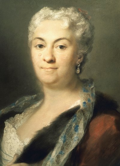 女士肖像》，罗莎芭-卡里埃拉（1673-1757 年） 作者 Rosalba Giovanna Carriera