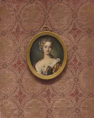 一位不知名的女士的画像 作者 Rosalba Giovanna Carriera