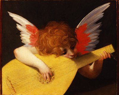 音乐天使，1521年 作者 Rosso Fiorentino
