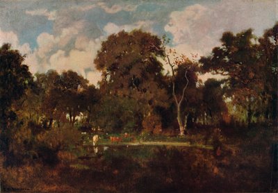 枫丹白露森林（1906-7）。 作者 Rousseau