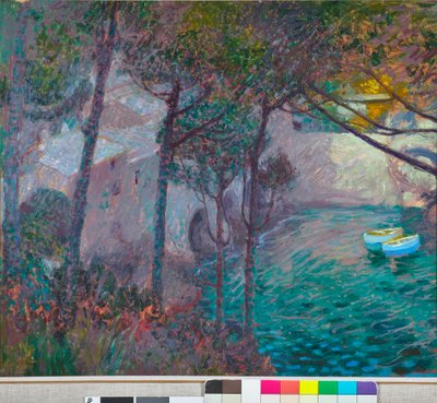 San Fruttuoso湾，约1913-15年 作者 鲁巴尔多·梅雷洛