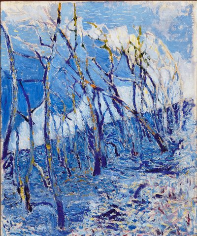 风景或栗子森林，。约1918-21 作者 鲁巴尔多·梅雷洛