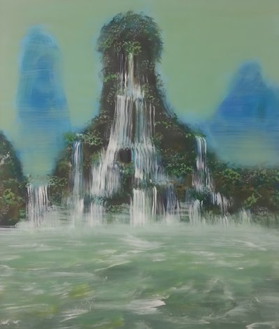 瀑布 作者 鲁克西