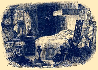 查尔斯-狄更斯的 "老古董店"(The Old Curiosity Shop) 作者 鲁道夫·艾希斯塔德