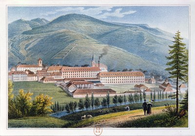 1842年，法国阿尔萨斯，Messrs Hartmann和Fils，Munster的工厂 作者 鲁道夫·胡伯