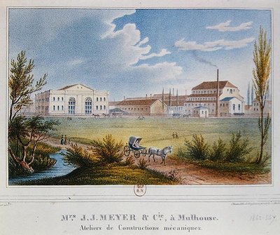 法国Mulhouse的Messrs Meyer & Cie的工厂 作者 鲁道夫·胡伯