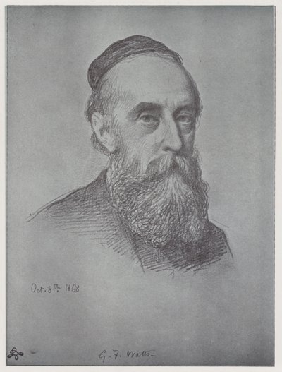 George Frederick Watts (litho) 作者 鲁道夫·莱曼（Rudolf Lehmann）