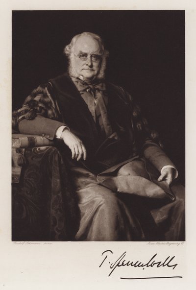 Sir Thomas Spencer Wells (litho) 作者 鲁道夫·莱曼（Rudolf Lehmann）