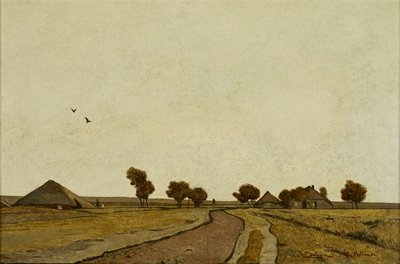 荷兰农庄景观 作者 鲁道夫·里巴兹（Rudolf Ribarz）