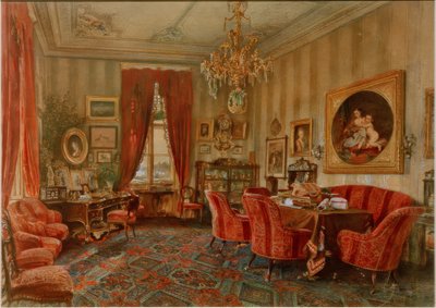 Wiener Salon der Makart-Zeit 作者 阿尔特的鲁道夫
